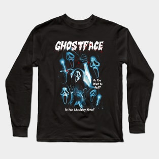 The GhostFace Long Sleeve T-Shirt